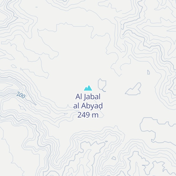 Map of Al Jabal al Abyaḑ