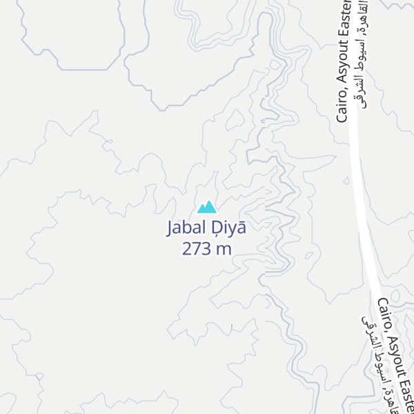 Map of Jabal Ḑiyā