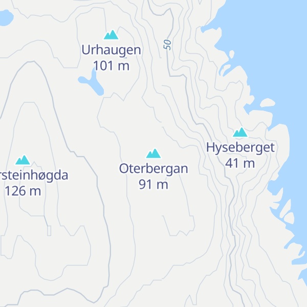 Map of Oterbergan