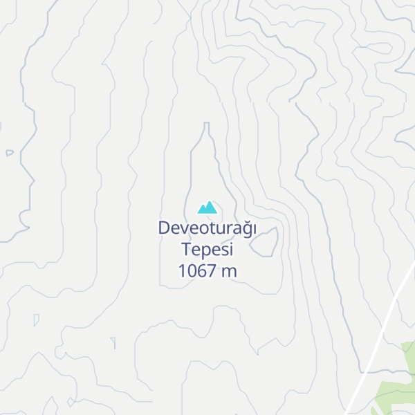 Map of Deveoturağı Tepesi