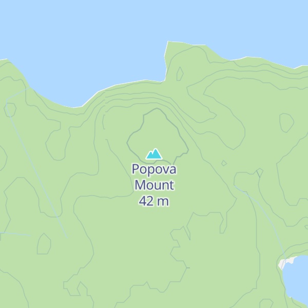 Map of Popova Mount