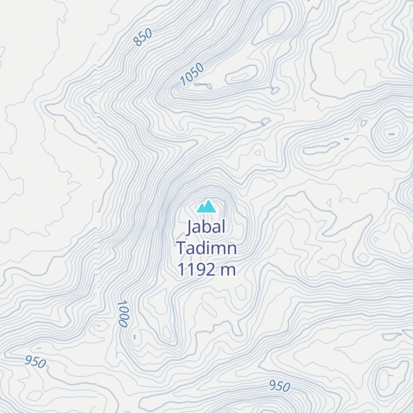 Map of Jabal Tadimn