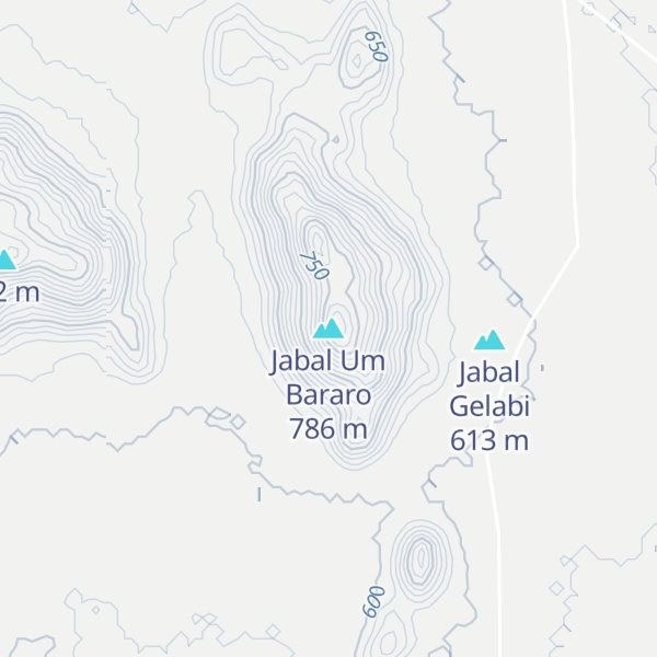 Map of Jabal Um Bararo