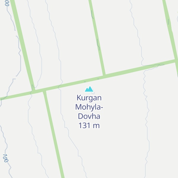 Map of Kurgan Mohyla-Dovha