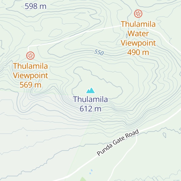 Map of Thulamila
