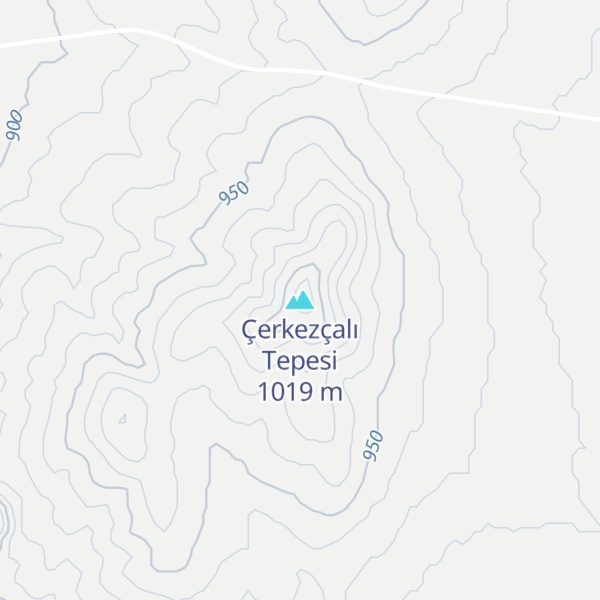 Map of Çerkezçalı Tepesi