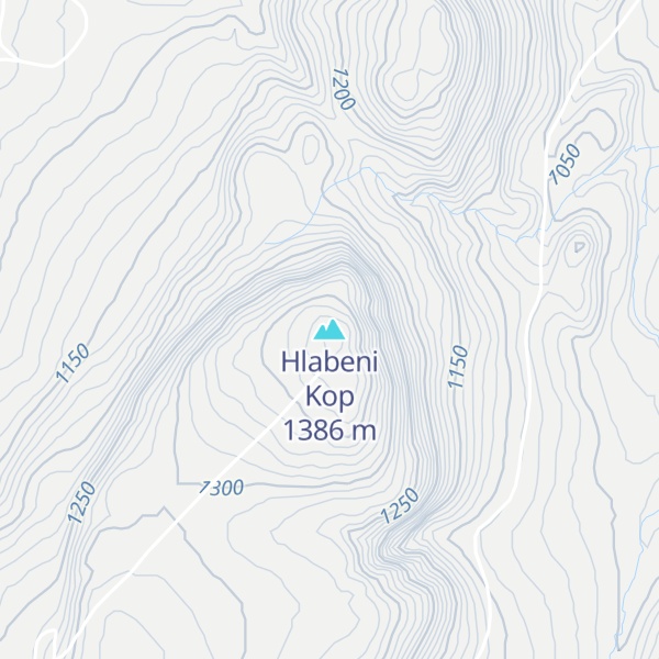 Map of Hlabeni Kop