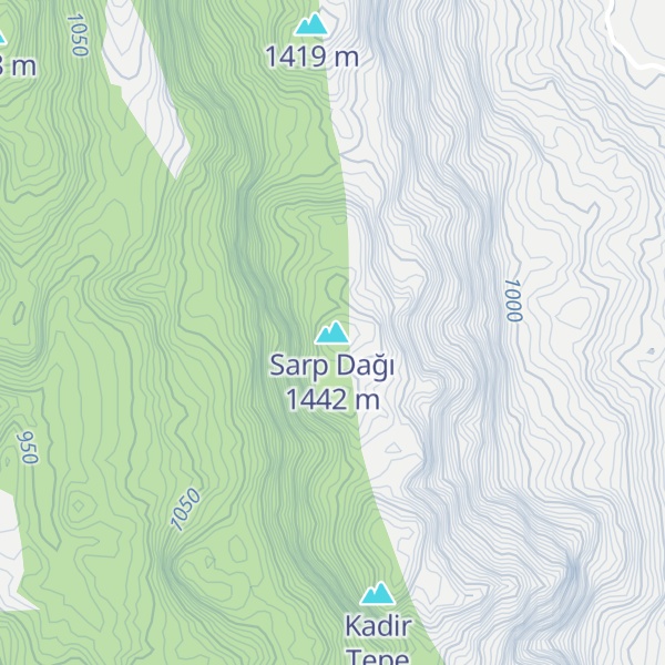 Map of Sarp Dağı