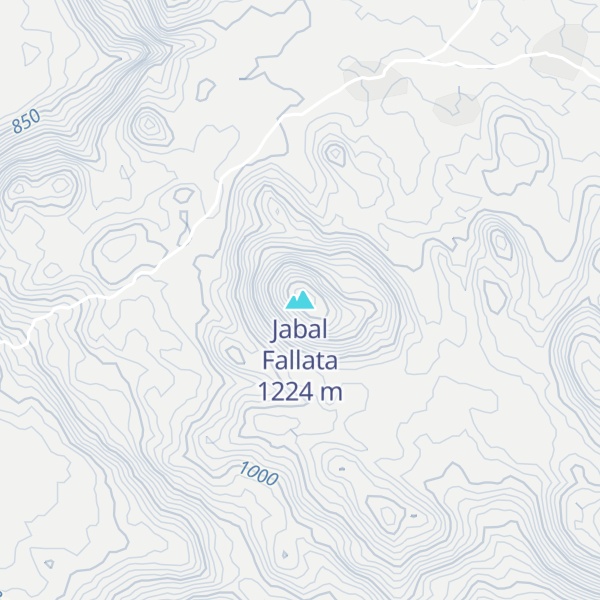 Map of Jabal Fallata