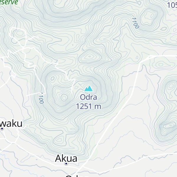 Map of Odra