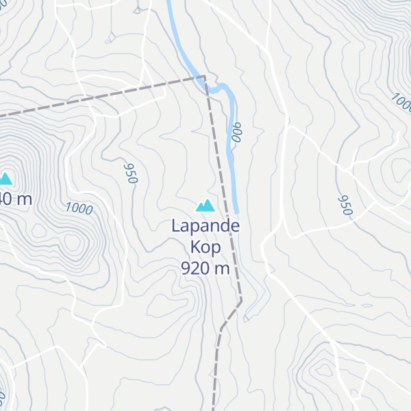 Map of Lapande Kop