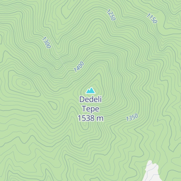 Map of Dedeli Tepe