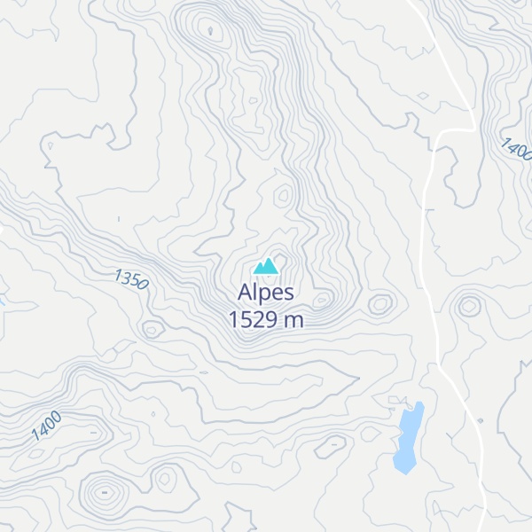 Map of Alpes
