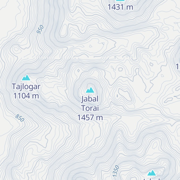Map of Jabal Torai