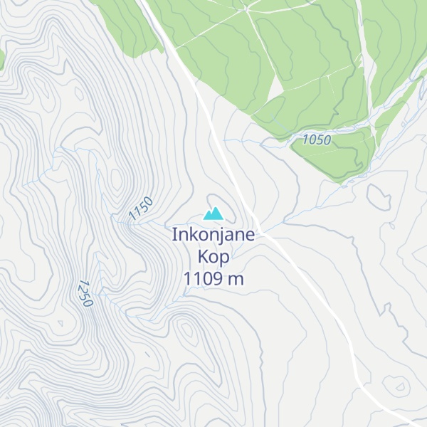 Map of Inkonjane Kop