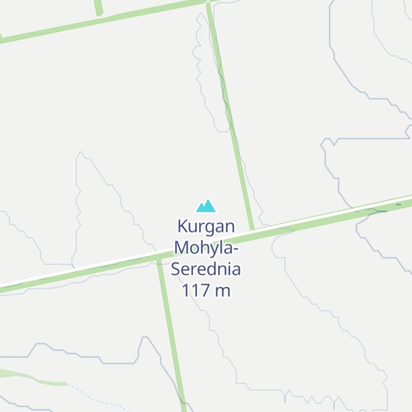 Map of Kurgan Mohyla-Serednia