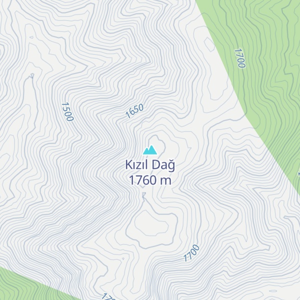Map of Kızıl Dağ