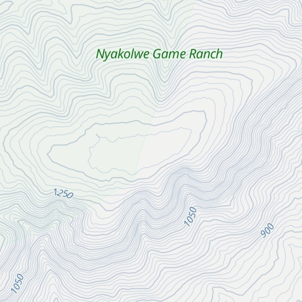 Map of Nyakolwe Hills