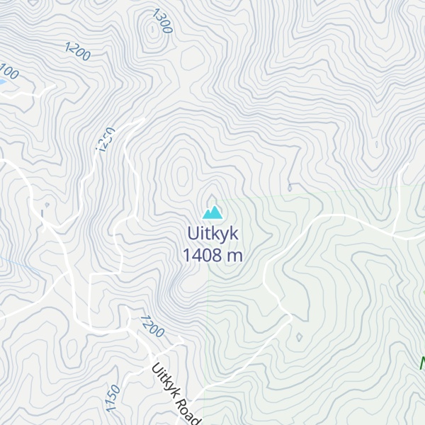 Map of Uitkyk