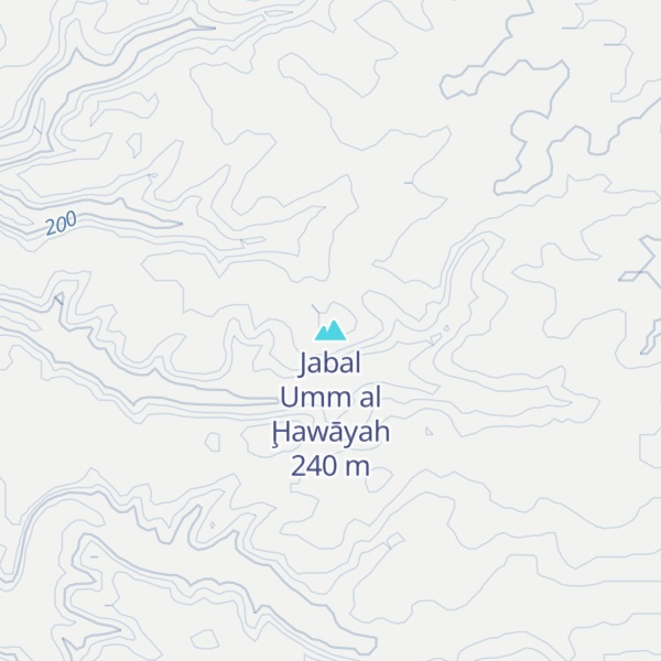 Map of Jabal Umm al Ḩawāyah