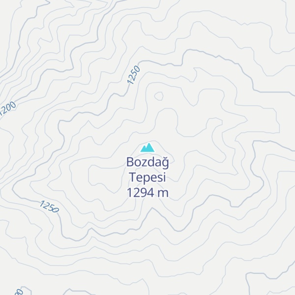 Map of Bozdağ Tepesi