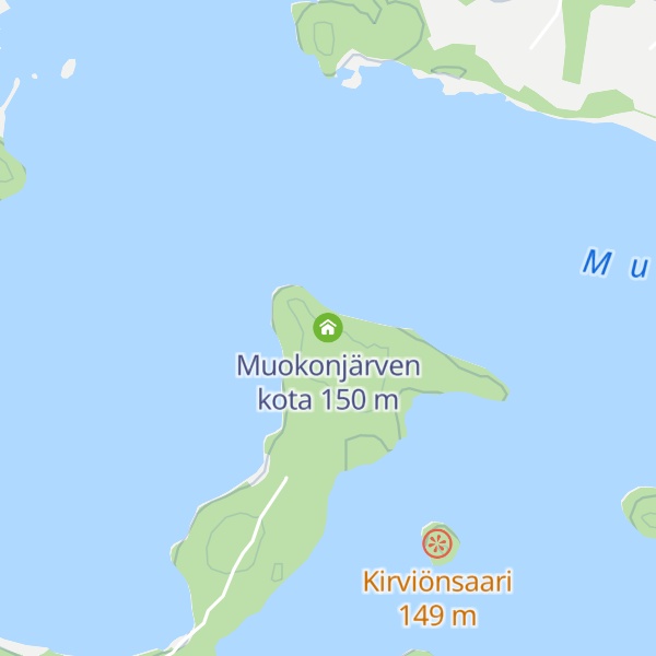 Map of Muokonjärven kota