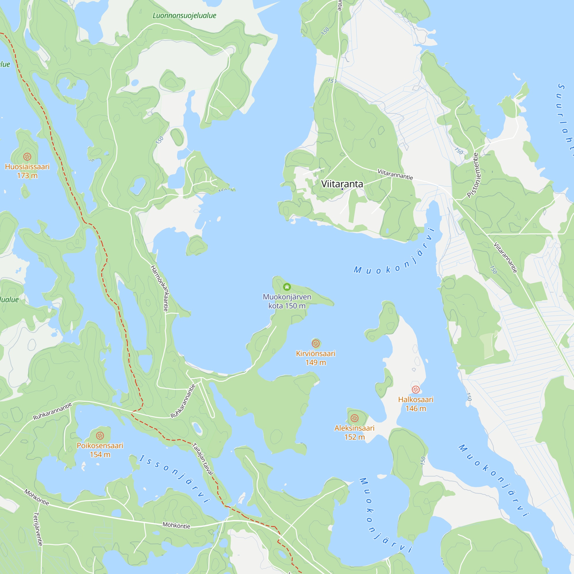 Muokonjärven kota map
