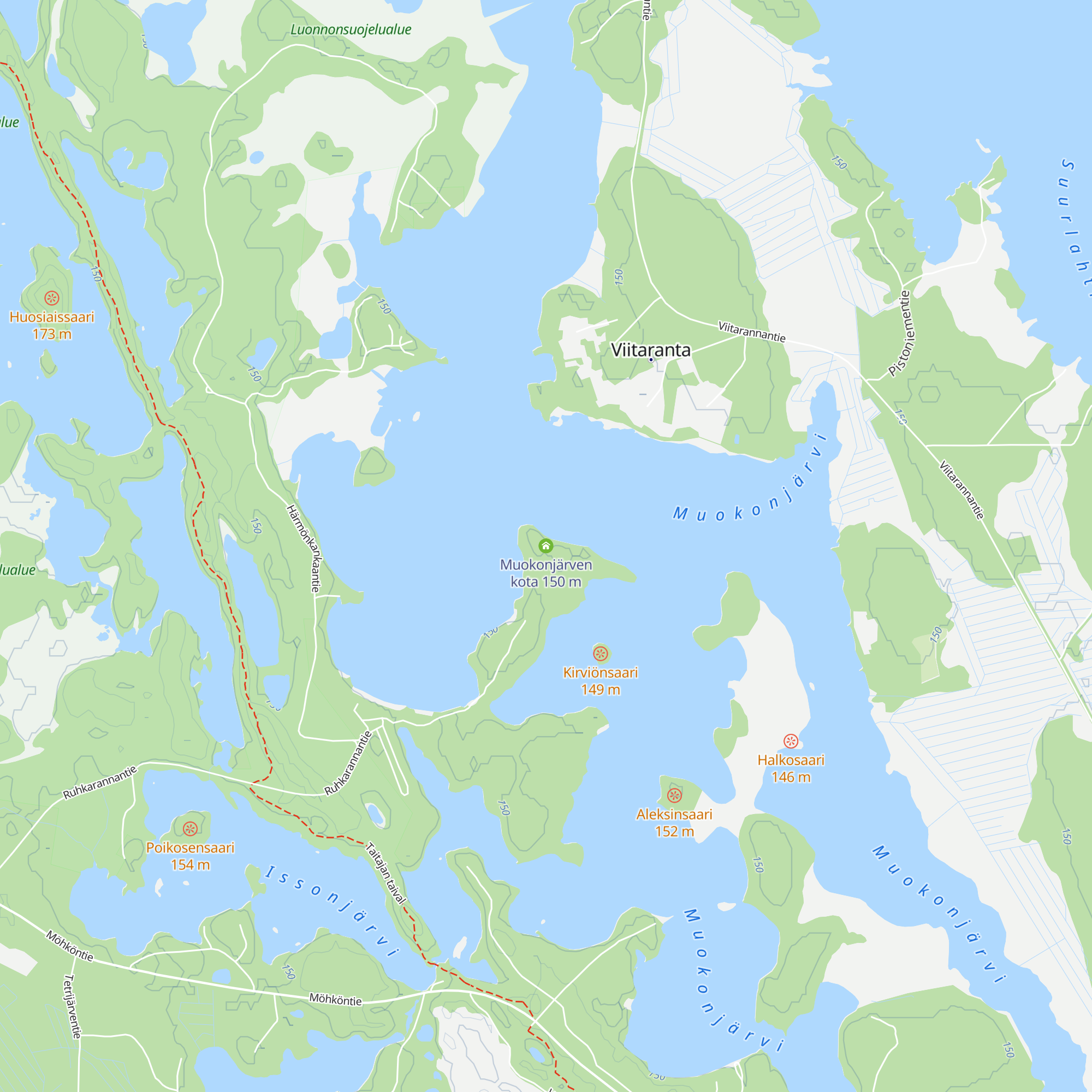 Muokonjärven kota map