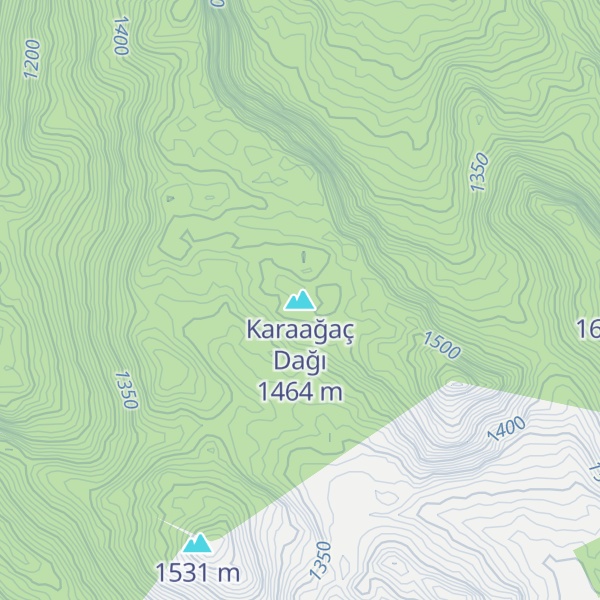 Map of Karaağaç Dağı