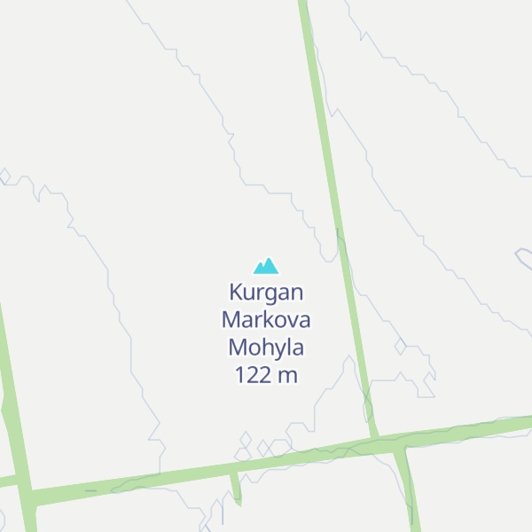 Map of Kurgan Markova Mohyla