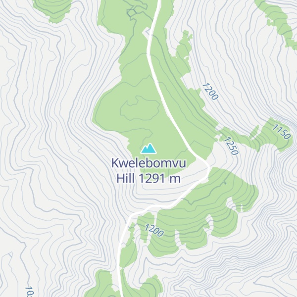 Map of Kwelebomvu Hill