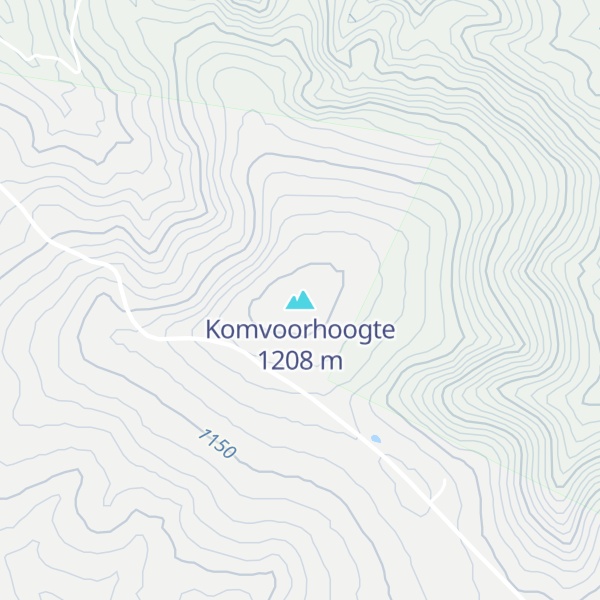 Map of Komvoorhoogte