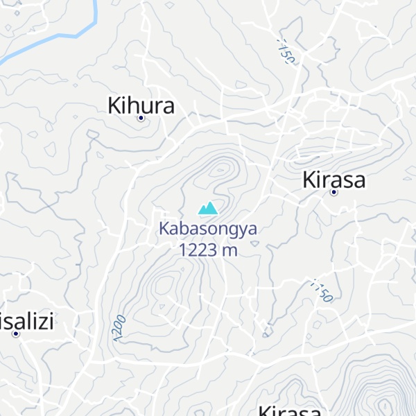 Map of Kabasongya