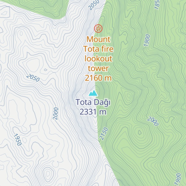 Map of Tota Dağı