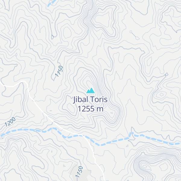 Map of Jibal Toris