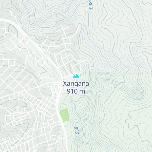 Map of Xangana