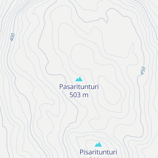 Map of Pasaritunturi
