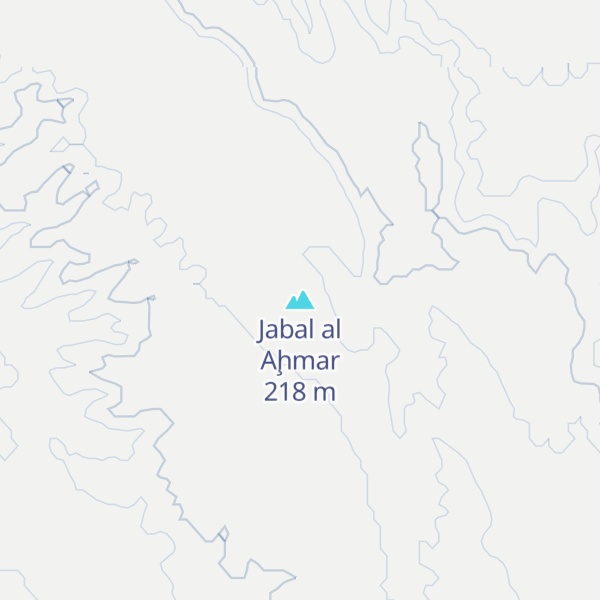 Map of Jabal al Aḩmar