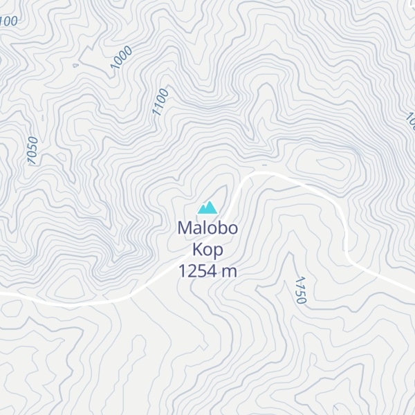 Map of Malobo Kop