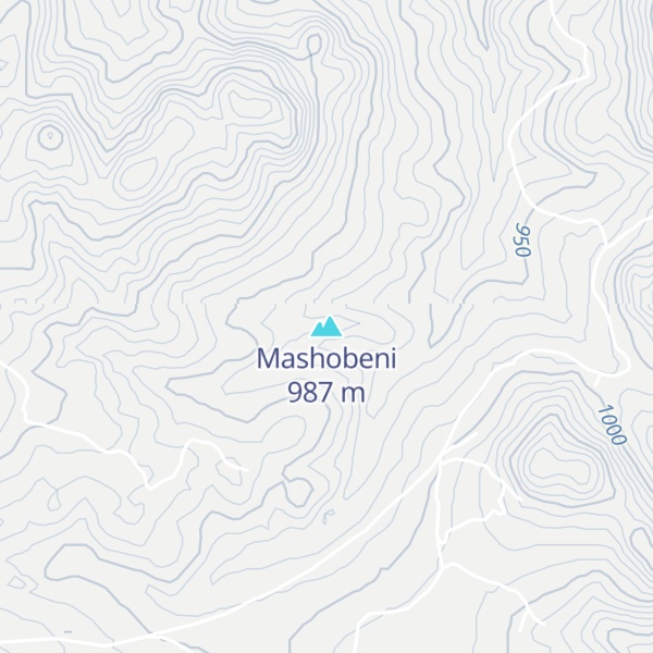 Map of Mashobeni