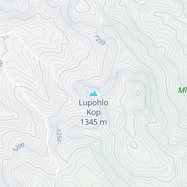 Map of Lupohlo Kop