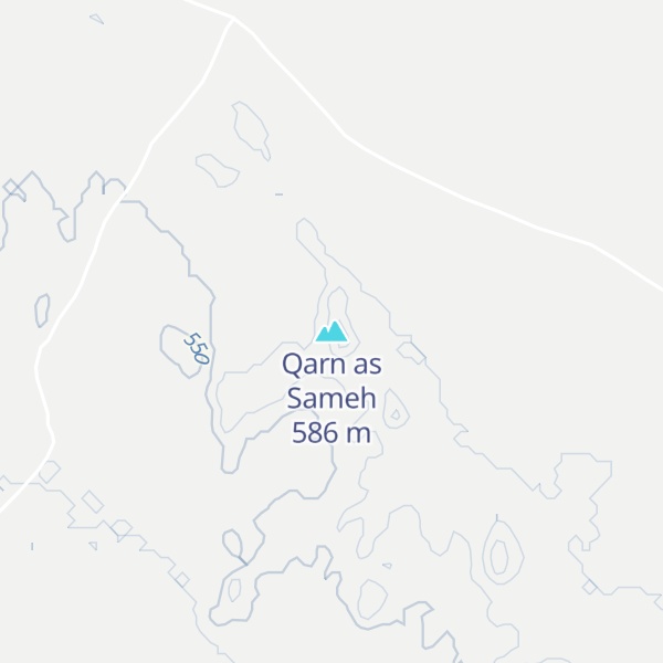 Map of Qarn as Sameh