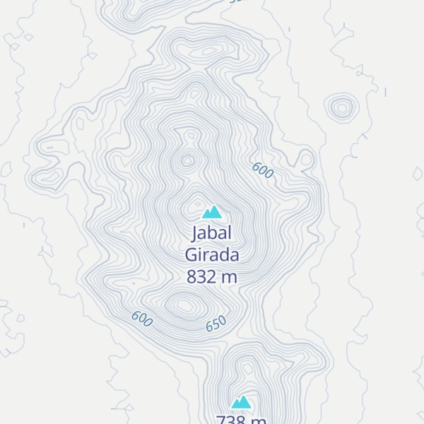 Map of Jabal Girada