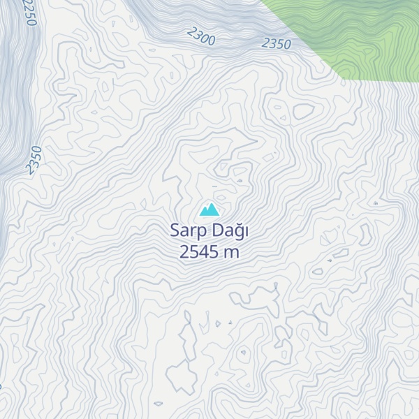Map of Sarp Dağı