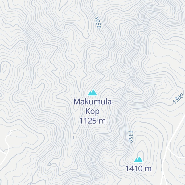 Map of Makumula Kop