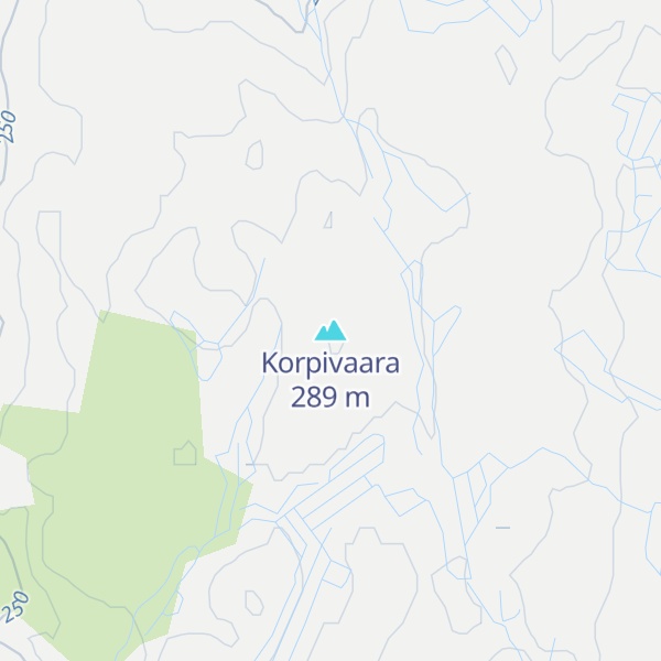 Map of Korpivaara