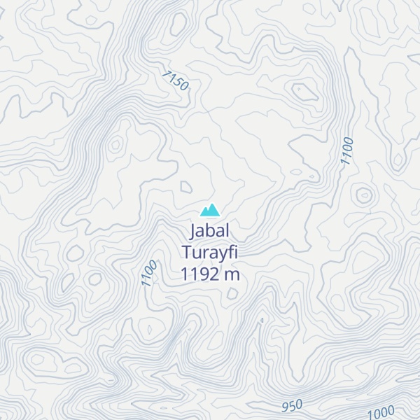 Map of Jabal Turayfi