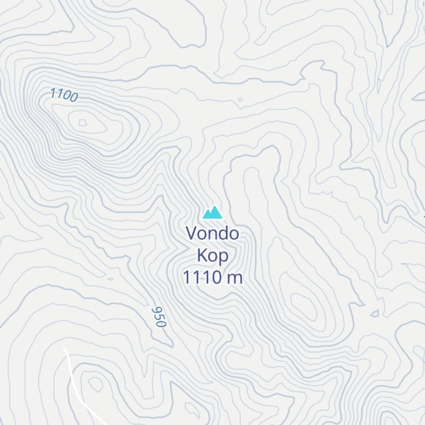 Map of Vondo Kop