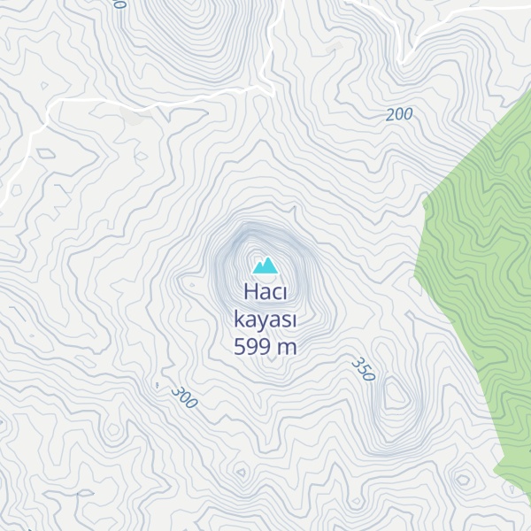 Map of Hacı kayası