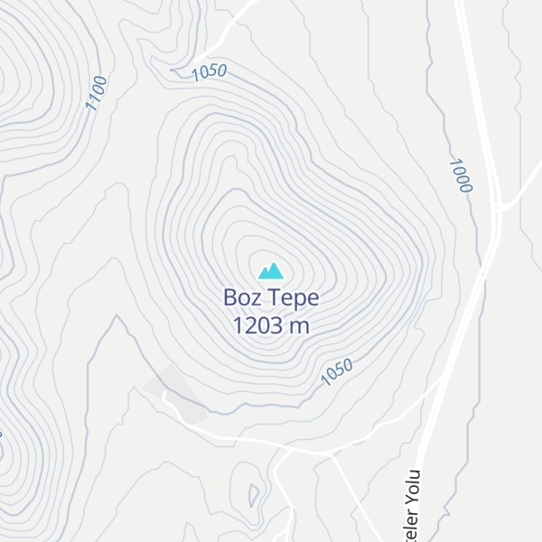 Map of Boz Tepe